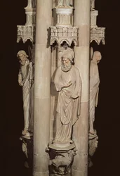 St. Lukas der Evangelist, vom Engelspfeiler, nach 1280